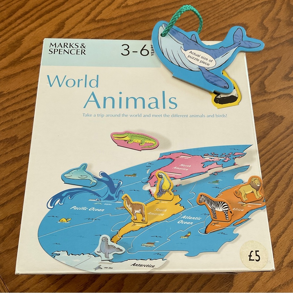 Marks & Spencer World Animals Puzzle